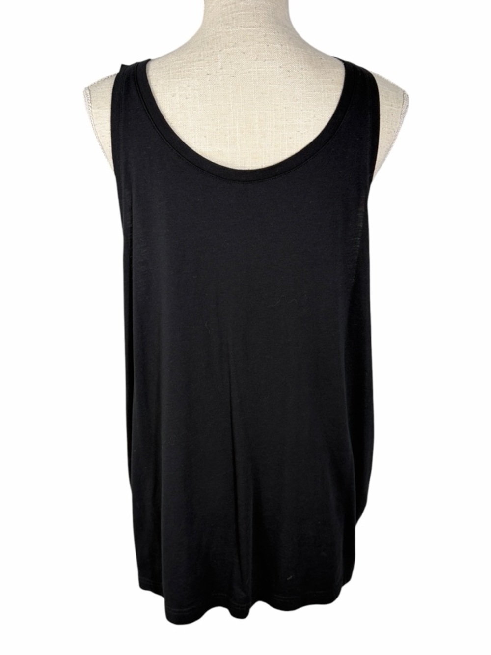 ALO Yoga Mens Black Mountain Triblend Muscle Active Tank Top